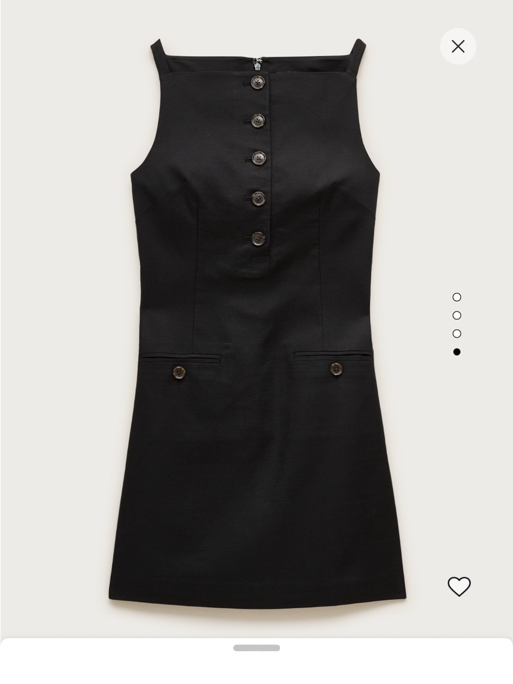 NWT Mini Sheath dress in Gramercy linen blend